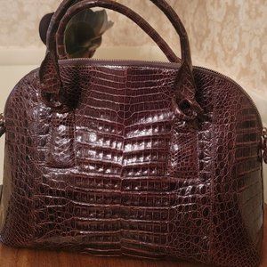 Vintage Crocodile Handbag